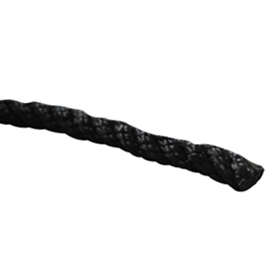 Marpac Twisted Nylon Dock Line - 1/2 Inch x 25 Feet - Black - shopbulluna.com