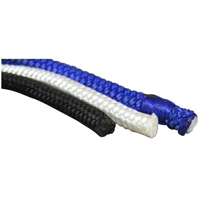 Marpac Braided MFP Fender Lines with 2 Inch Loop - 3/8 x 72 Inches - Black - 396 Pounds - shopbulluna.com