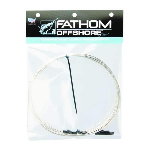 Fathom Offshore Cable 49 Strand Stainless Steel 920 Pounds 30 Feet Coil - shopbulluna.com