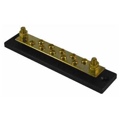 Marpac Terminal Junction Block with Solid Brass Bus Bar - 10 Gang - shopbulluna.com