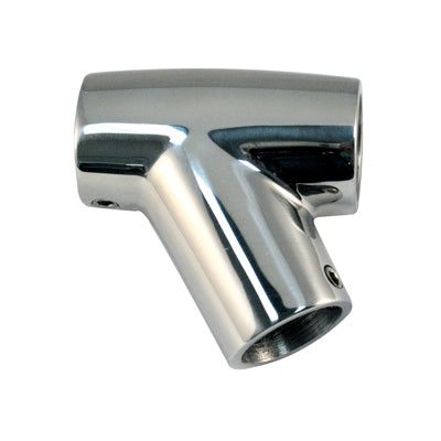 Marpac Cast Stainless Steel Rail Fittings - 60 Degree Tee - 7/8 Inch OD Tubing - shopbulluna.com