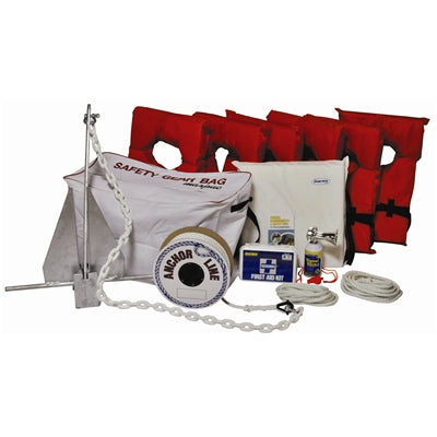 Marpac Pre-Packaged USCG Compliance and Safety Kit - UPS Able - The “Deluxe Yachters” Non-Haz-Mat - shopbulluna.com