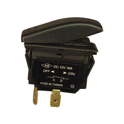 Marpac Euro-Style Rocker Switch - Non-Illuminated - 3 Position - Mon. On-Off-Momentary On, SPST - shopbulluna.com