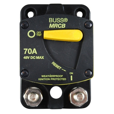 Marpac Circuit Breakers with Switch Function - Bussmann 187 Series - 70 Amp - Surface Mount - shopbulluna.com