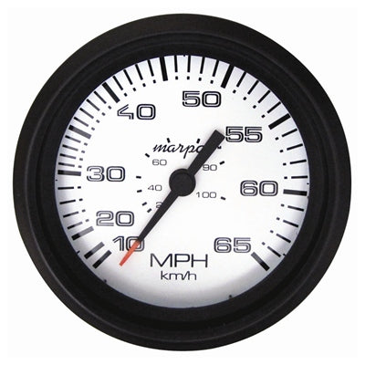 Marpac Premier Elite Domed Speedometer - 10 - 65 MPH - 3-3/8 Inches - shopbulluna.com