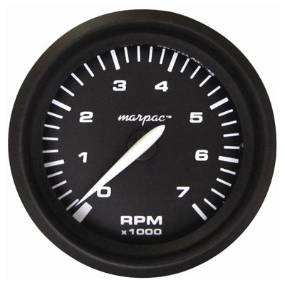 Marpac Premier Performance Domed Tachometer - 0 - 7,000 RPM - 3-3/8 Inches - shopbulluna.com