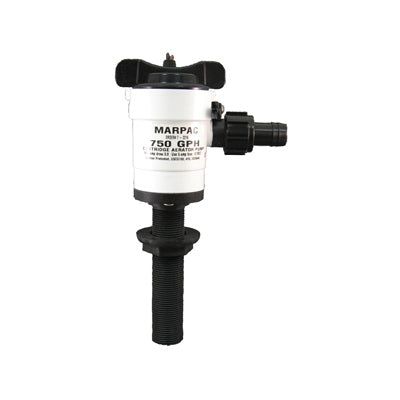 Marpac Livewell Pump - Cartridge Type - 750 GPH - In-line With Standard 3/4 Inch Outlet - shopbulluna.com