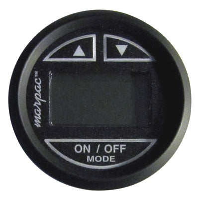 Marpac Premier Digital Depth Sounder - Transom Mount Transducer - Black Face With Black Bezel - shopbulluna.com