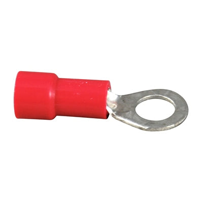 Marpac Vinyl Ring Tongue Terminals - 22-18 AWG - #10 - Red - Package Of 7 - shopbulluna.com