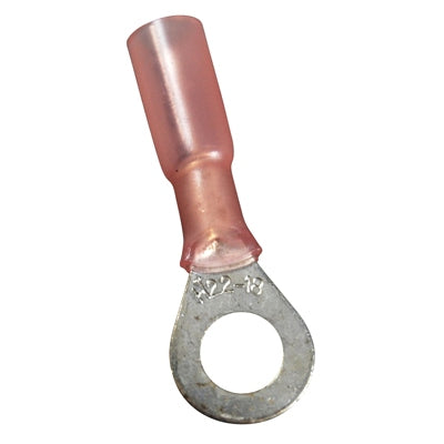 Marpac Heat Shrink Ring Tongues - 22-18 AWG - #1/4 - Red - shopbulluna.com