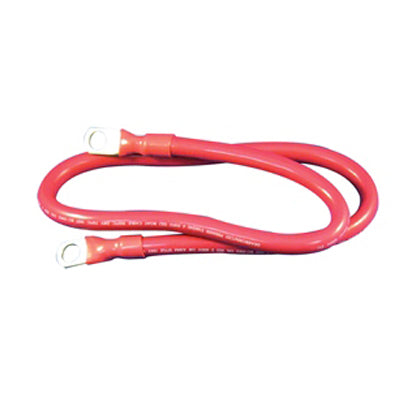 Marpac Tinned Copper Battery Cable - 2 Gauge - 72 Inches - Red - shopbulluna.com