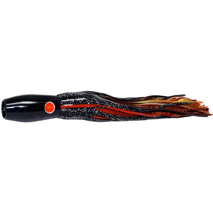 Black Bart Heavy Metal Kona Pro Jet Lure - Black/Red Black Tiger - shopbulluna.com