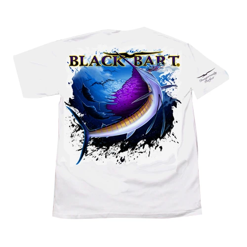 Black Bart Sailfish Short Sleeve T-Shirt - shopbulluna.com