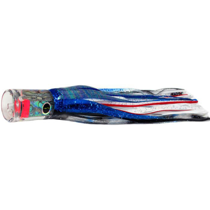 Black Bart El Squid Senior Medium Tackle Lure - Blue Foil/White - shopbulluna.com