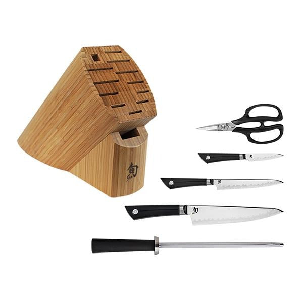 Shun Sora 6 Piece Block Knife Set - shopbulluna.com